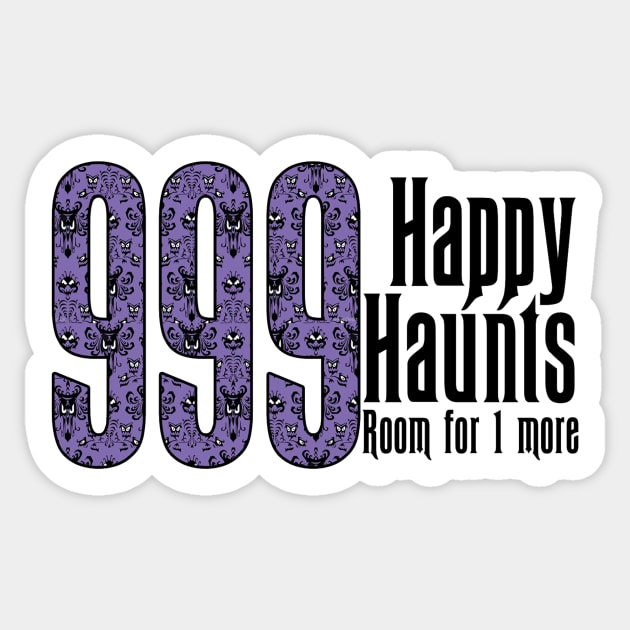 Happy Haunts Sticker by The Magic Box Co.